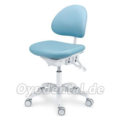 PLST-06 Serie Einstellbarer Ergonomischer Zahnarztstuhl Zahnarzt Bediener Assistent Hygienikerstuhl