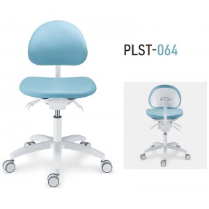 PLST-06 Serie Einstellbarer Ergonomischer Zahnarztstuhl Zahnarzt Bediener Assistent Hygienikerstuhl