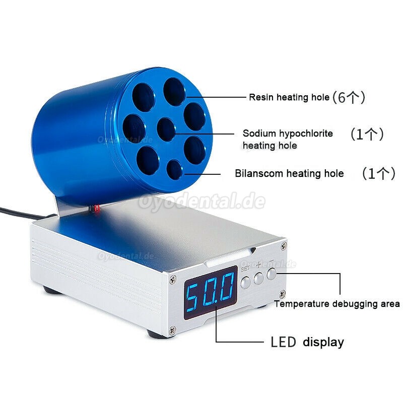 Verbundharz-Heizgerät Zahnmedizin mit digitalem Bildschirmmaterial, weicher Wärmer 30-70℃