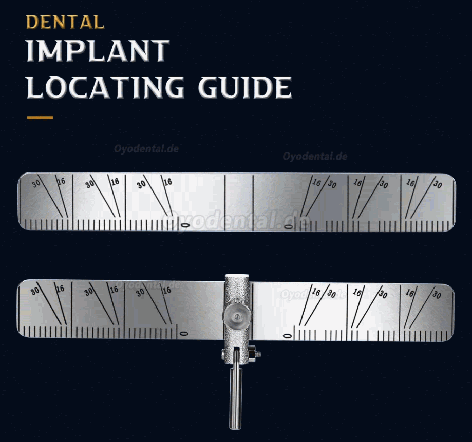 Dental Implantat Ortung Guide Chirurgische Pflanzung Positionierung Locator Lineal Gauge