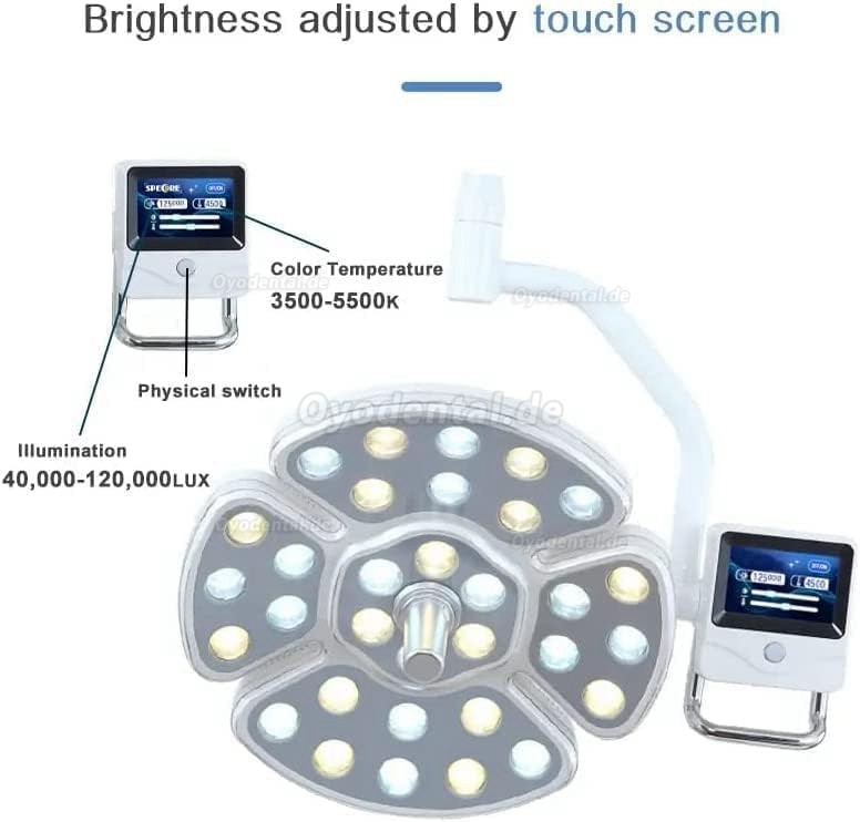 KY-P139 Deckenmontierte chirurgische Operationsleuchte 32 LEDs Schattenlose LED-Untersuchungslampe