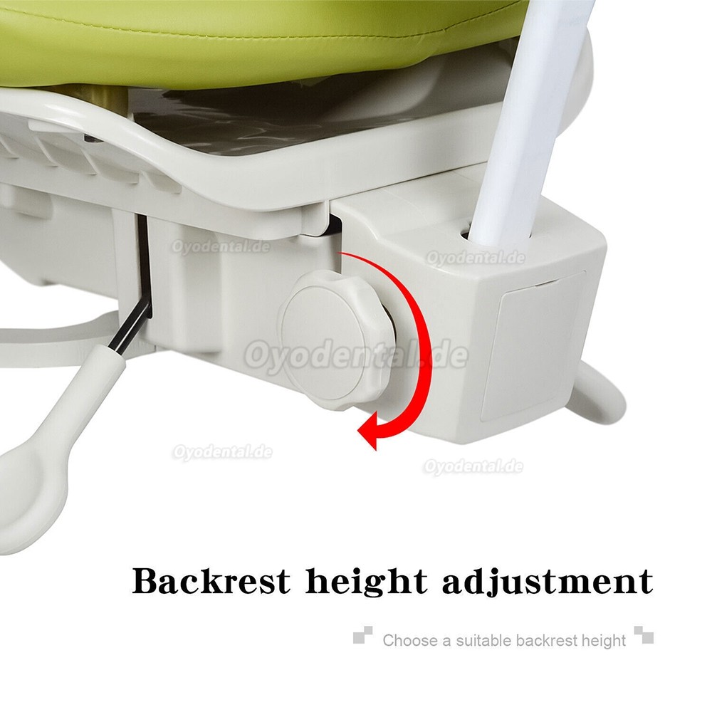 Ergonomischer Zahnarztstuhl für Mikroskope Chirurgenstuhl mit Fußbedienung und Armlehnen