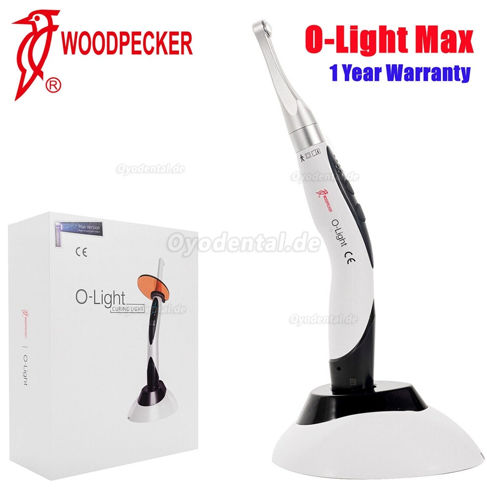 Woodpecker O-Light MAX Dental 1 Sekunde Aushärtung LED Polymerisationslampe Metallkopf