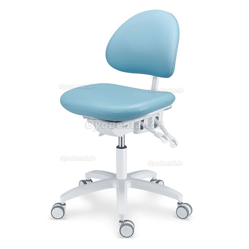 PLST-06 Serie Einstellbarer Ergonomischer Zahnarztstuhl Zahnarzt Bediener Assistent Hygienikerstuhl