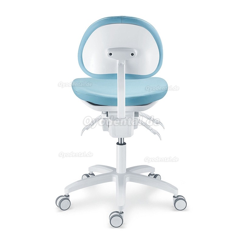 PLST-06 Serie Einstellbarer Ergonomischer Zahnarztstuhl Zahnarzt Bediener Assistent Hygienikerstuhl