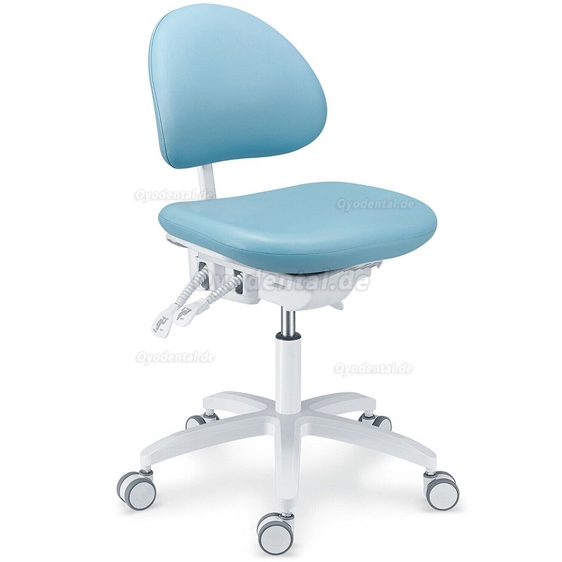 PLST-06 Serie Einstellbarer Ergonomischer Zahnarztstuhl Zahnarzt Bediener Assistent Hygienikerstuhl