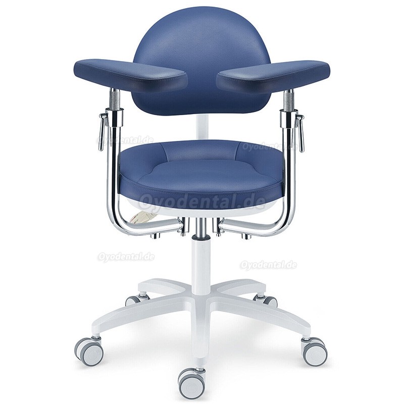 PLST-09 Serie Ergonomischer Dentalmikroskop-Hocker Zahnarzt-Bediener Assistent Chirurgen Hocker mit Armlehne