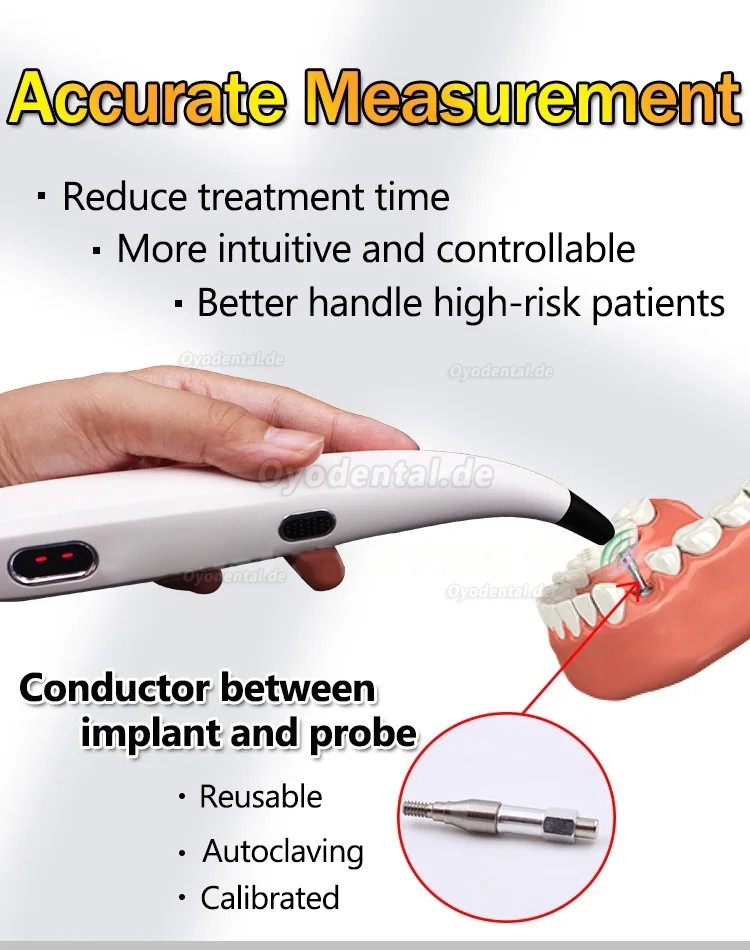 Monitor für Implantatstabilität ISQ Implantat-Stabilitätsmonitor Messung der Implantatstabilität