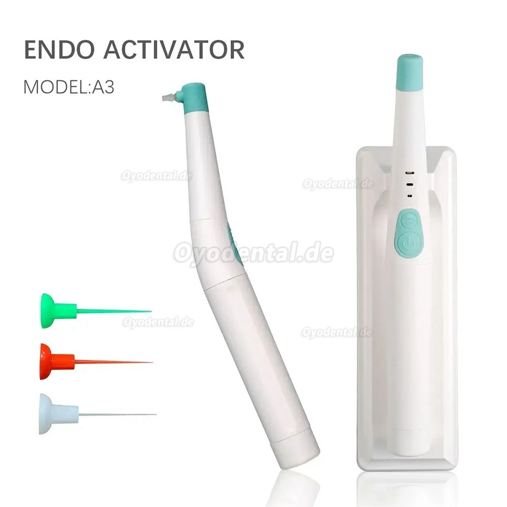 YAHOPE A3 Kabelloser Ultraschall-Aktivator Endoactivator Endodontischer Irrigator mit 120 Spitzen