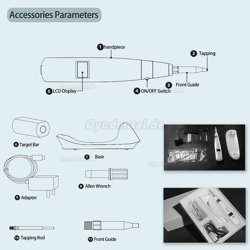 YAHOPE iCHECK Implantatstabilitätsmonitor Implantatstabilität-Messgerät Messung Implantatstabilität