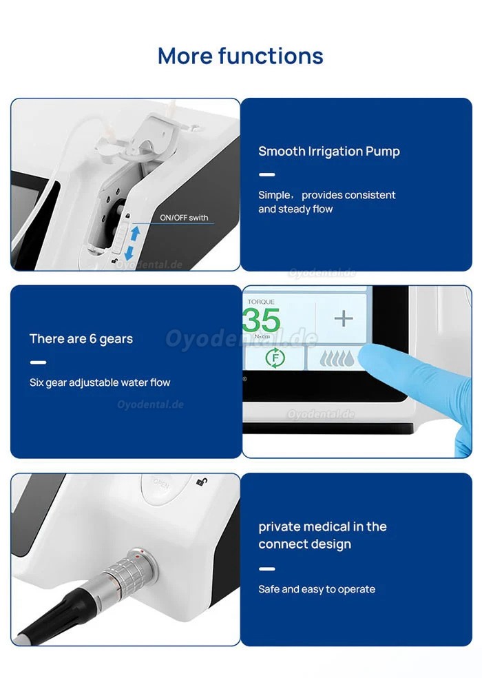 YAHOPE IMPLANT Surg Bürstenloser chirurgischer Motor für Zahnimplantate mit 20:1 LED-Winkelstück